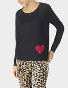 Betseyjohnson Cozy Time Jersey Top Black