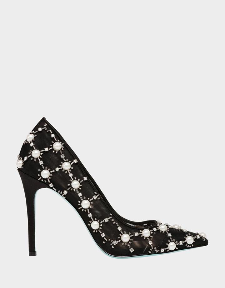 Betseyjohnson Sb-val Black Satin