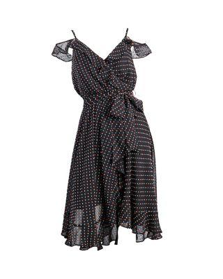 Steve Madden Confetti Sundress Black Multi