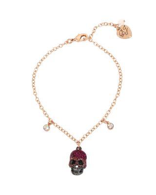 Steve Madden Duchess Of Betseyville Skull Anklet Purple