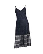 Steve Madden Look Of Layers Lace Sundress Navy