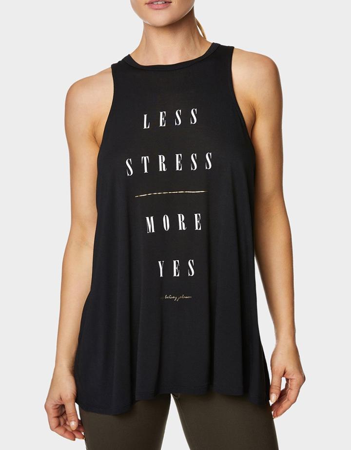 Betseyjohnson Less Stress Swing Tank Black