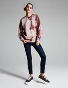 Betseyjohnson Tie Dye Oversized Sweatshirt Mauve