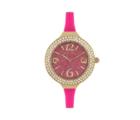 Betseyjohnson Dainty Silicone Strap Watch