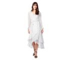 Betseyjohnson Crazy For Dots Wrap Dress Ivory