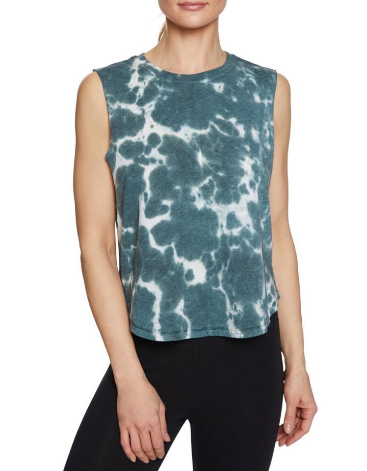 Betseyjohnson Tie Dye Muscle Tank Military