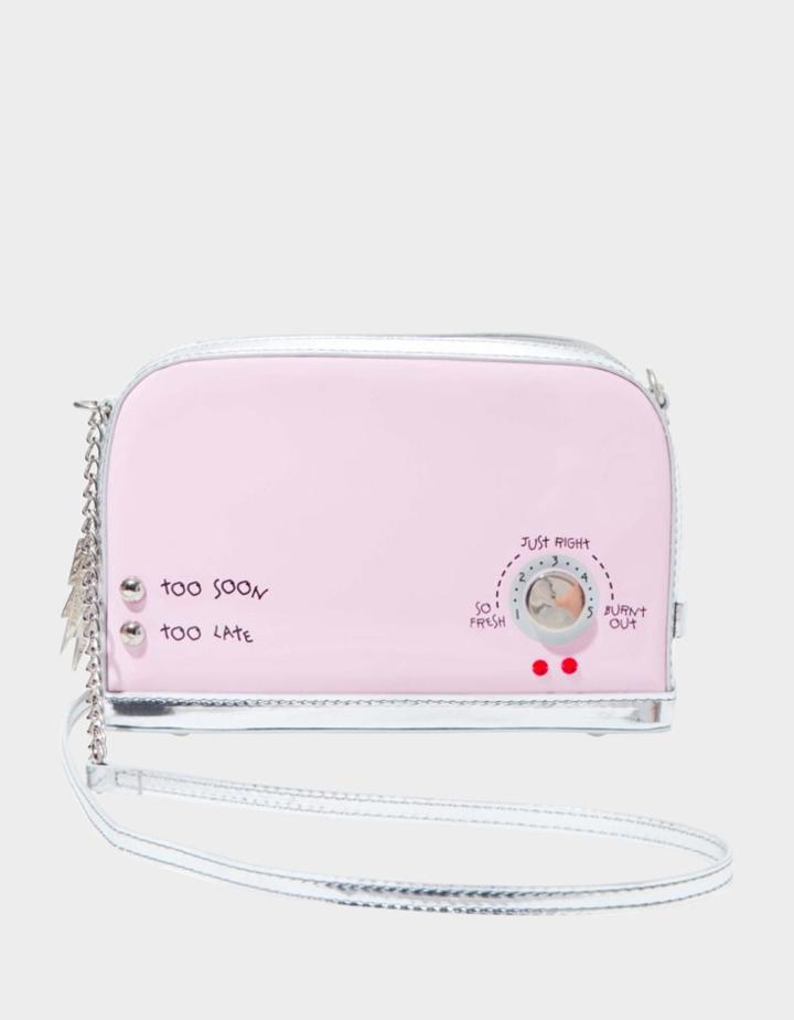 Betseyjohnson Kitsch A Toast To You Crossbody Pink