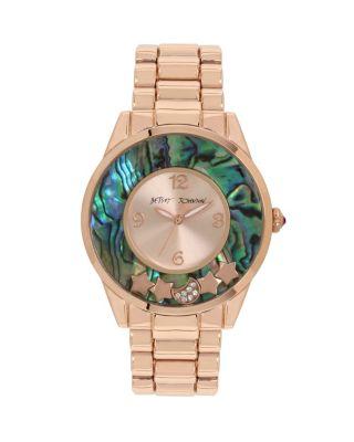 Steve Madden Oh My Moving Stars Watch Rose Gold