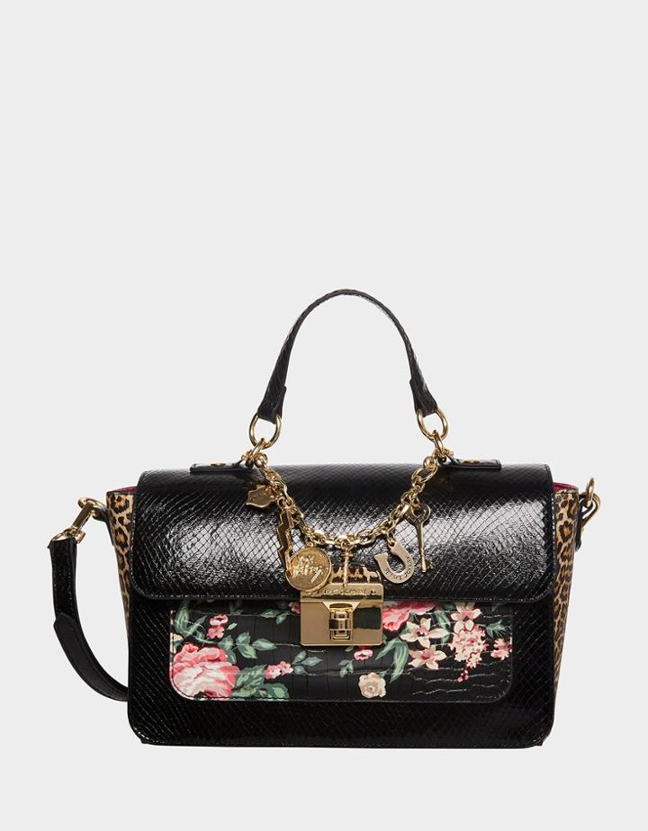 Betseyjohnson Vintage Vibes Charm Satchel Floral