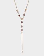 Betseyjohnson Spring In The Air Y Necklace Purple