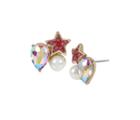 Betseyjohnson Magical Show Cluster Studs Pink