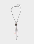 Betseyjohnson Glampire Skull Y Necklace Red