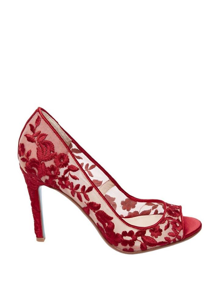 Betseyjohnson Sb-adley Red Fabric