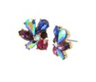 Betseyjohnson Butterfly Blitz Cluster Stud Earrings Multi