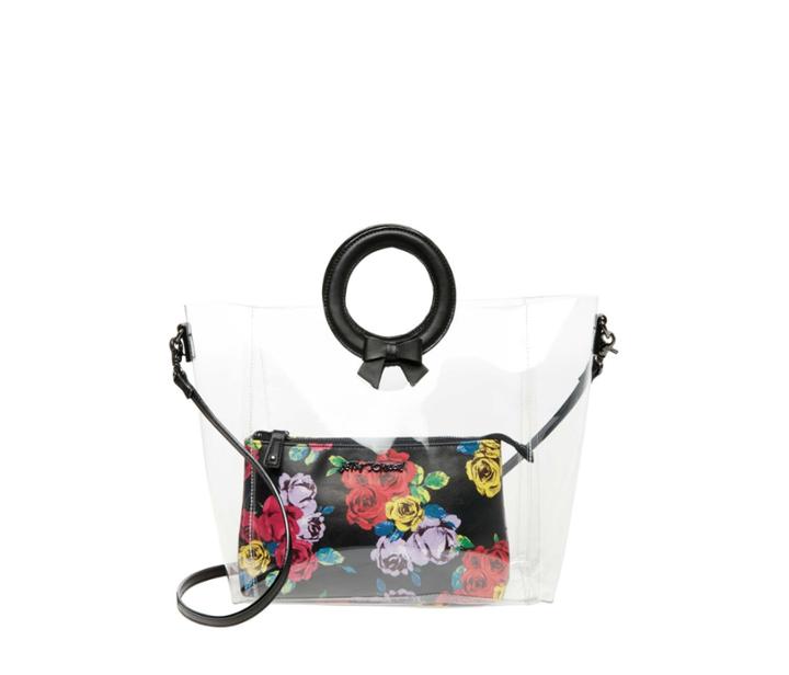 Betseyjohnson Clear Cut Choice Crossbody Black