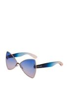 Steve Madden Feelin Blue Sunglasses Blue
