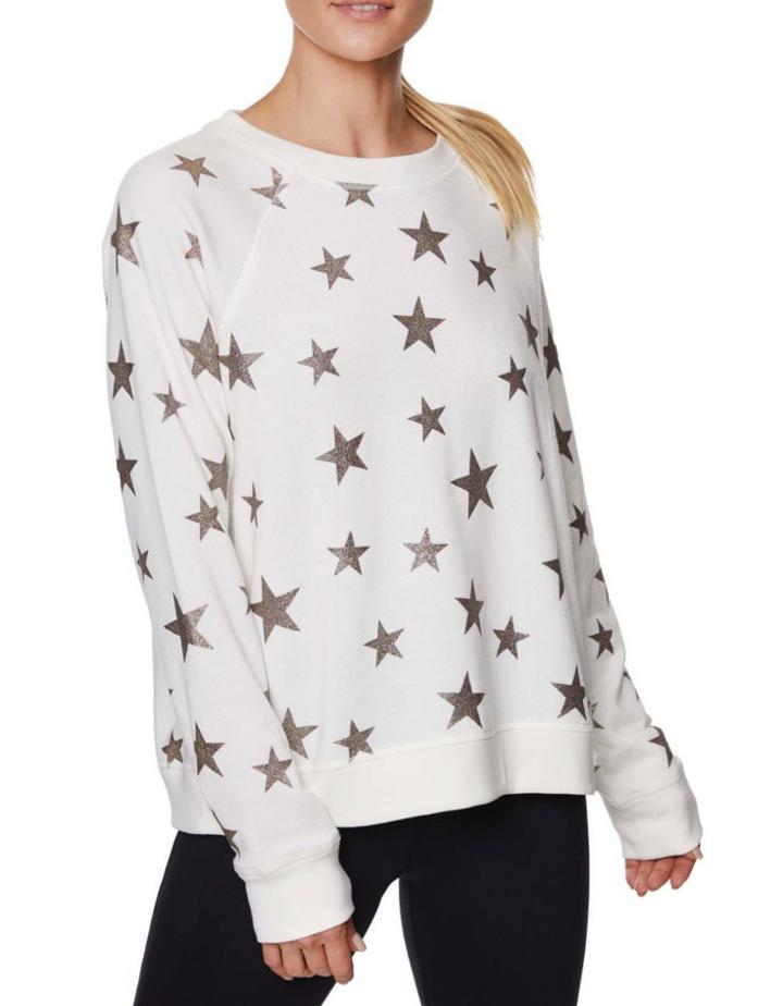 Betseyjohnson Starstruck Sweatshirt Ivory