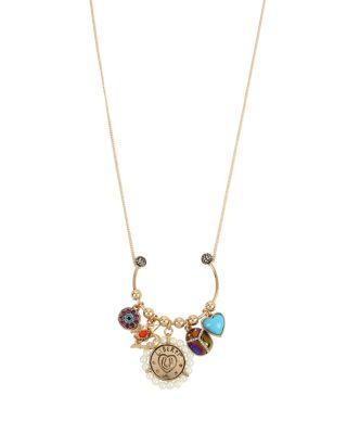 Steve Madden Lucky Charms U Pendant Multi