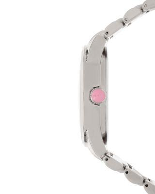 Steve Madden Scattered Rainbow Crystals Silver Watch Silver