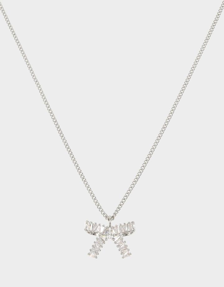 Betseyjohnson Crystal Cuties Bow Pendant Crystal