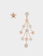 Betseyjohnson Get Your Wings Star Mismatch Earrings Crystal