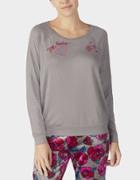 Betseyjohnson Cozy Time Jersey Top Silver