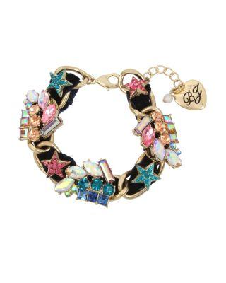 Steve Madden Celestial Starlet Link Bracelet Multi