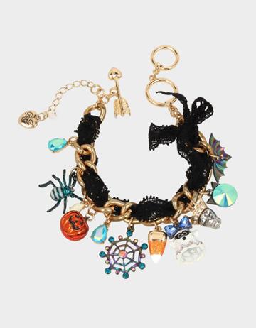 Betseyjohnson Creep It Real Charmy Bracelet Multi