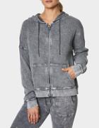 Betseyjohnson Bleach Wash Waffle Jacket Grey