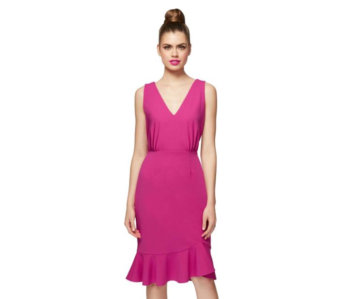 Betseyjohnson Flirty-v Sundress Pink