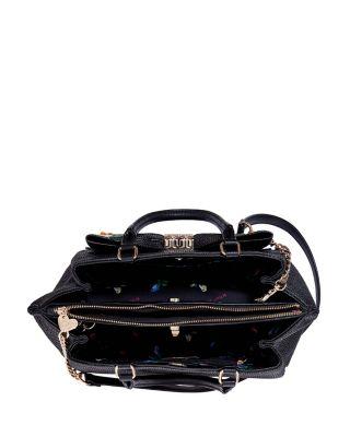 Steve Madden Daisyd And Confused Bow Satchel Black