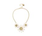 Betseyjohnson Bee Mine Flower Frontal Necklace Yellow