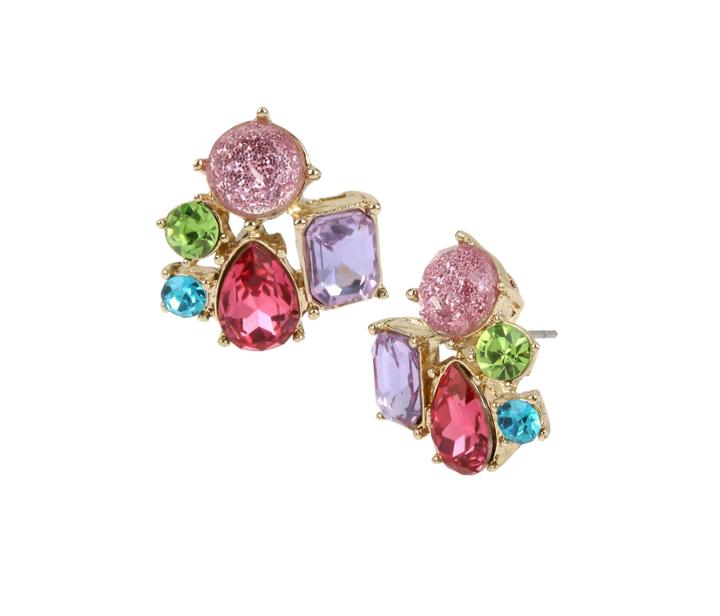 Betseyjohnson Betseys Funfetti Cluster Studs Multi