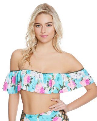 Steve Madden Betseys World Bandeau Top Multi