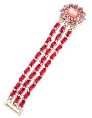 Steve Madden Granny Chic Stone Bracelet Multi