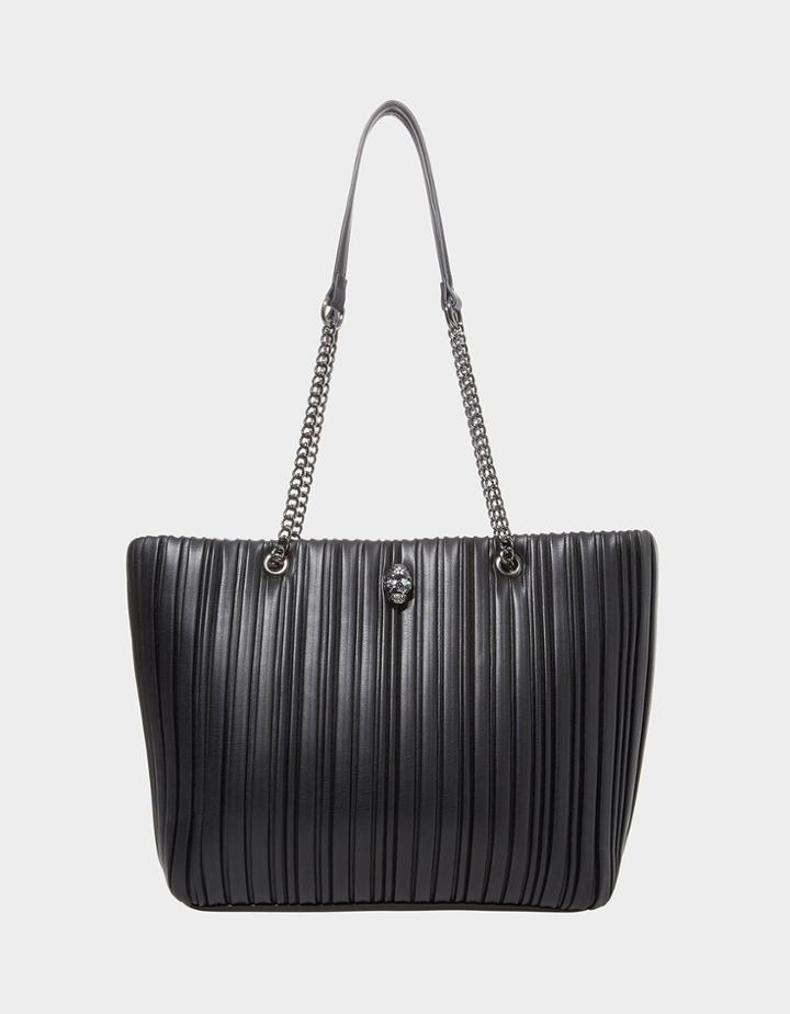 Betseyjohnson Pleat Me Half Way Shopper Black