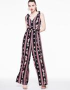 Betseyjohnson Floral Stripe Jumpsuit Multi