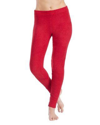 Steve Madden I Want It All Cozy Sweater Legging Red