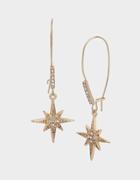 Betseyjohnson Celestial Starburst Hook Earrings Crystal