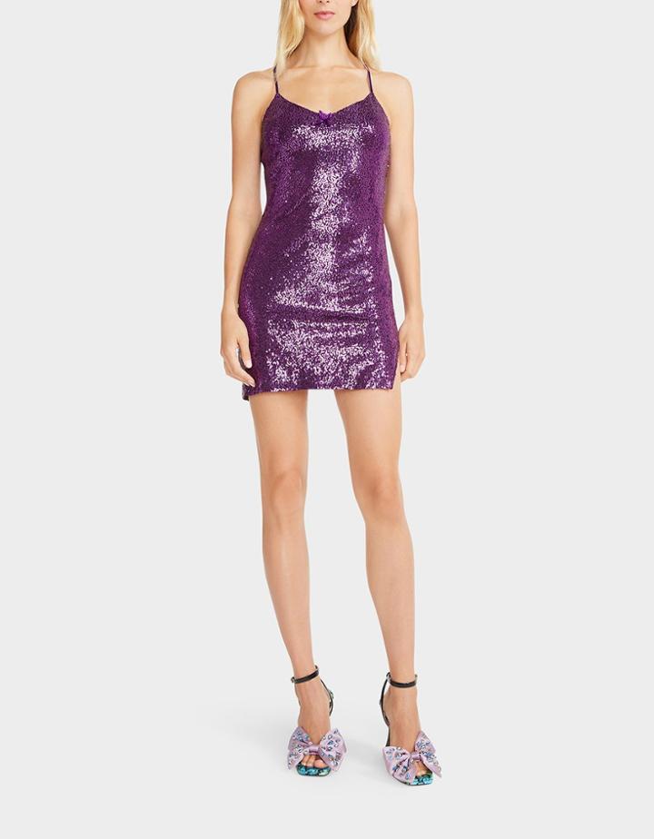 Betseyjohnson Sky High Mini Dress Purple