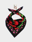 Betseyjohnson Gifty Betsey Skulls Scarf Set Multi