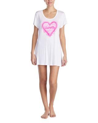 Steve Madden Tropical Vibes Graphic Tunic Blue