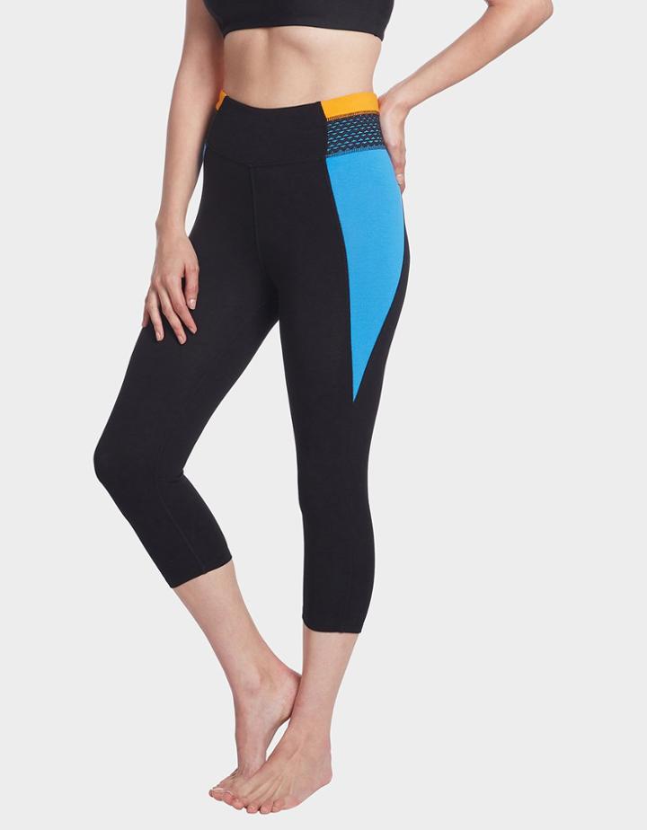 Betseyjohnson Colorblock Knee Legging Black