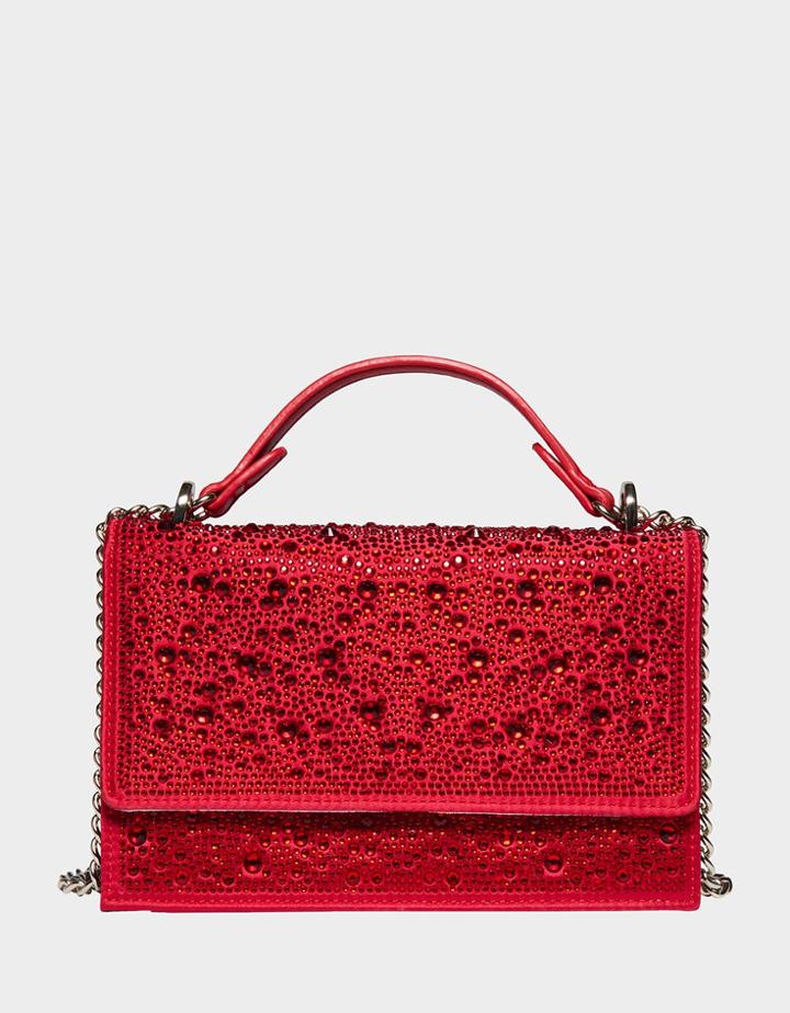 Betseyjohnson Sparkler Convertible Bag Red