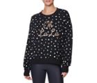 Betseyjohnson Oh La La Painted Dot Sweatshirt Black-white
