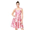 Betseyjohnson Pretty In Pink Flowers Dress Pink Multi