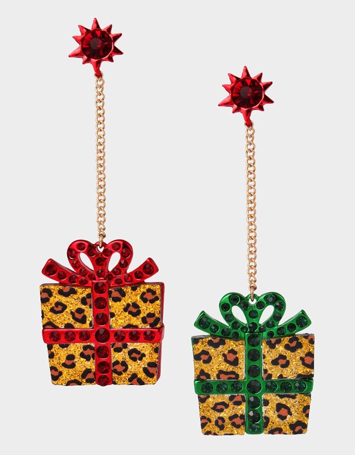 Betseyjohnson Merry Betsey Present Drop Earrings Multi