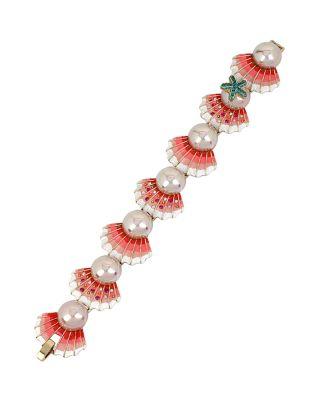 Steve Madden Betsey And The Sea Shell Bracelet Pink