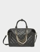 Betseyjohnson Dressed Up Quilted Satchel Black