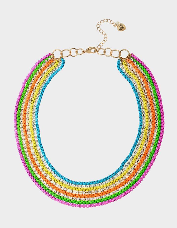 Betseyjohnson Nostalgic Pop Multi Row Necklace Multi